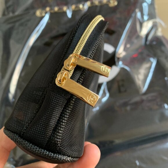 CHANEL Beauty GWP Gift with purchase Black Mesh Tote with Pouch - Picture 14 of 14